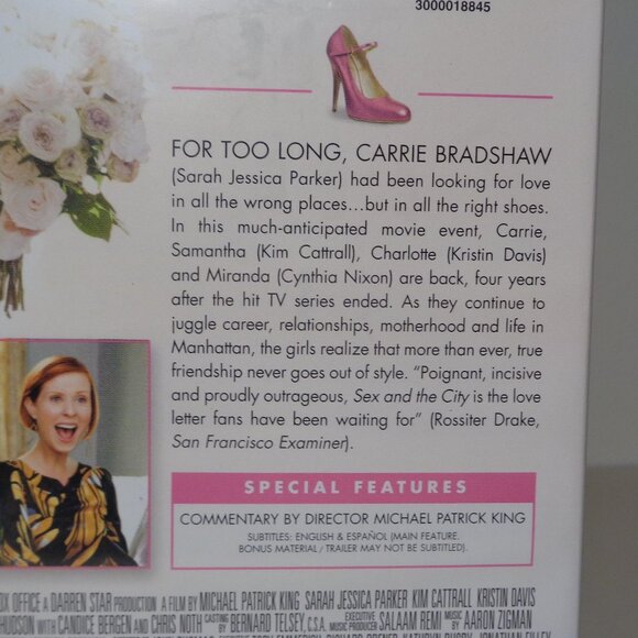 SEX AND THE CITY THE MOVIE New DVD / Full-Screen Edition / Special Features - Picture 3 of 6